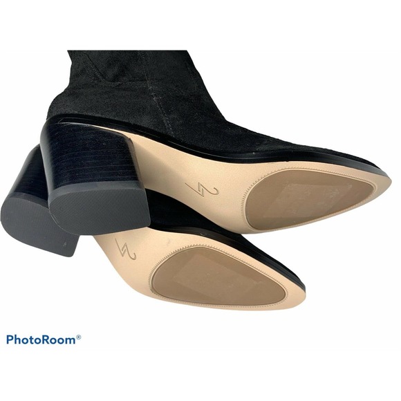 27 edit Bellamy Knee High Boot black suade 6.5 NEW‎ - Picture 4 of 4